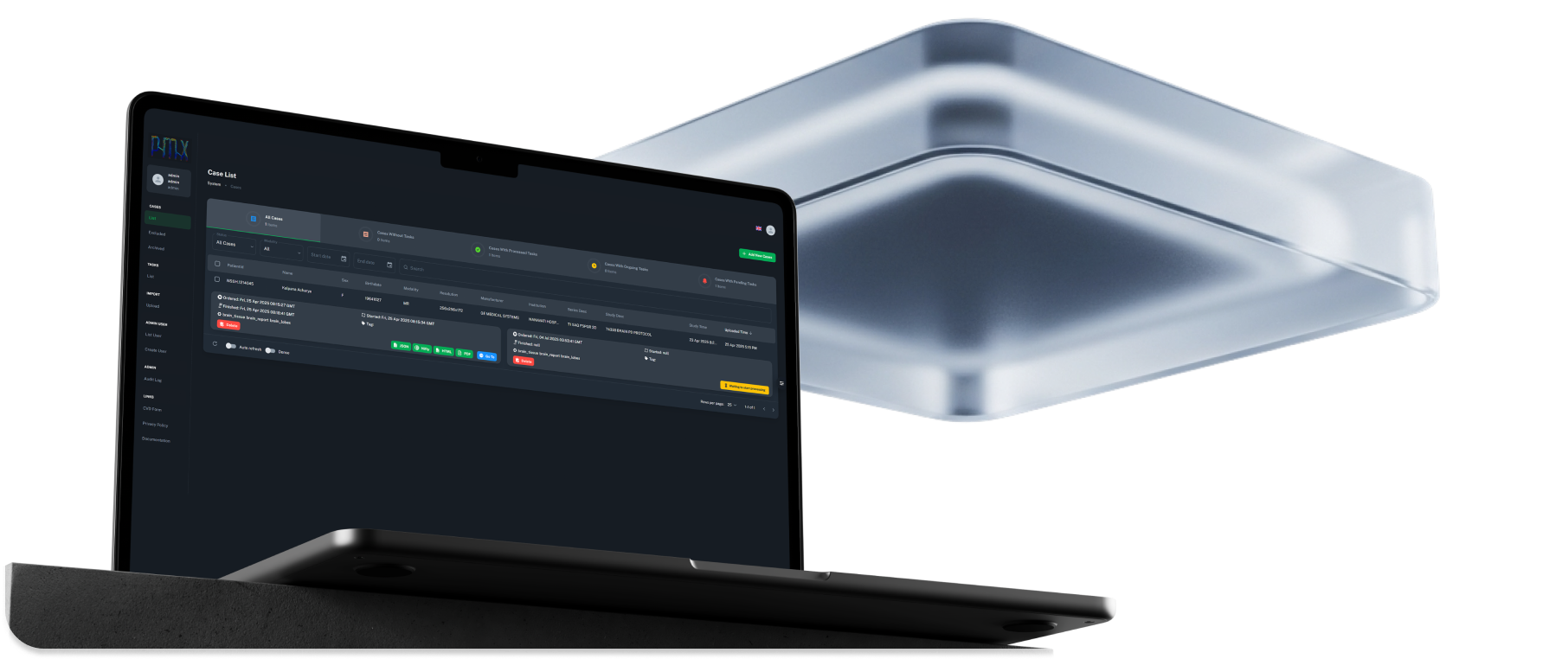 MediOMx platform interface